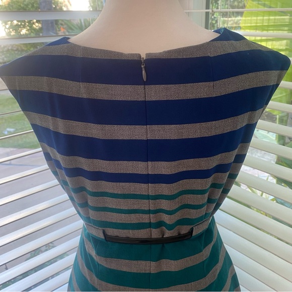 Calvin Klein Sleeveless Midi Dress w/ Belt Cinched in at waist Size 2 - Picture 12 of 15